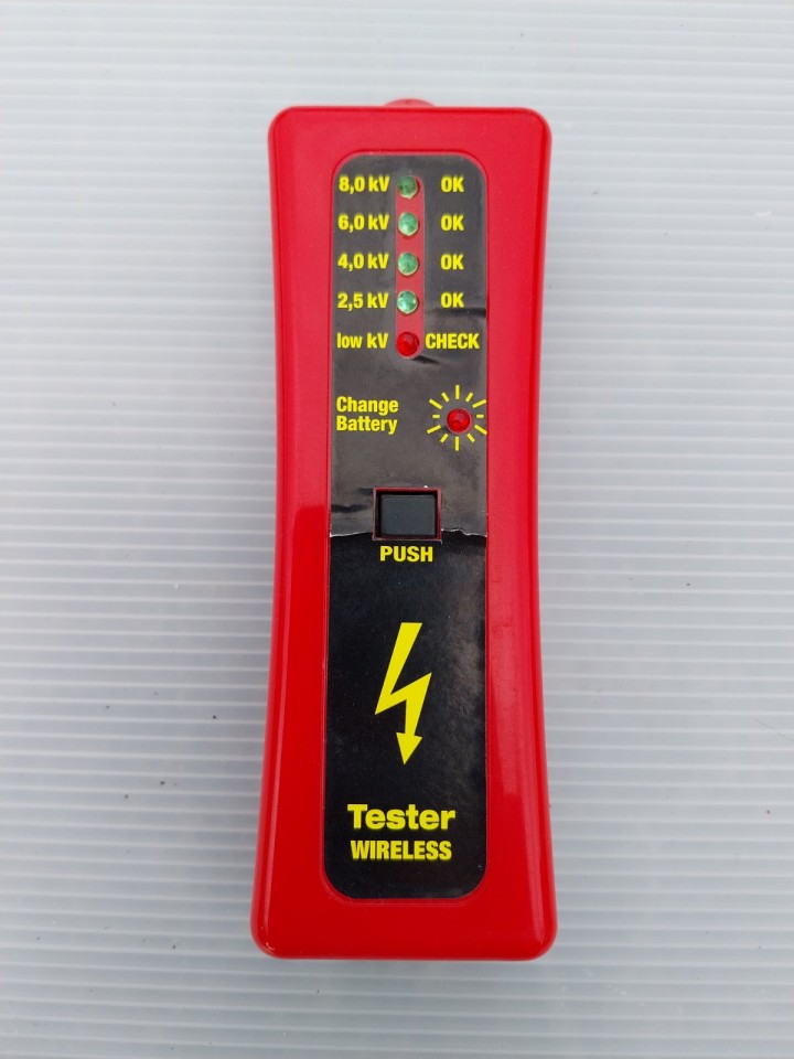 Termékértékelés - Teszter, 2,5-8 kV, földelés nélküli - agroelectro.hu