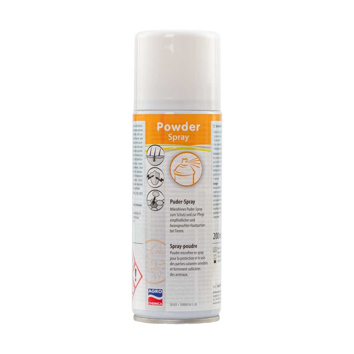 Púderspray (Spray Powder) - védelem és ápolás érzékeny állati bőrre, 200 ml